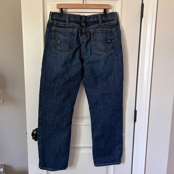 Ariat FR Jeans Mens 36 x 34 M3 Loose Straight Fire Flame Resistant Work Denim - Picture 9 of 10
